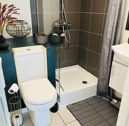 Hytte-vandudsigt-hottub-hygge Lägenhet *